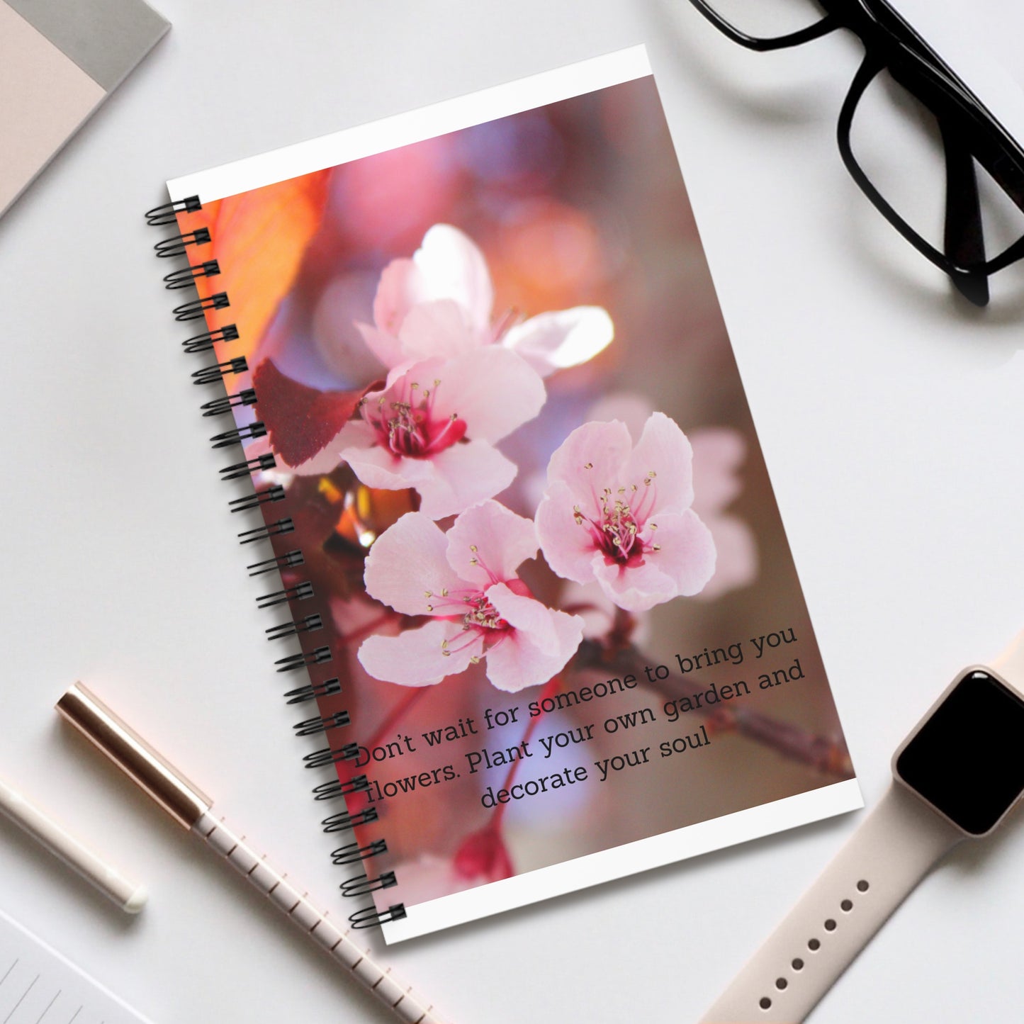 Spiral Journal - Plant Your Own Garden Inspirational Quote