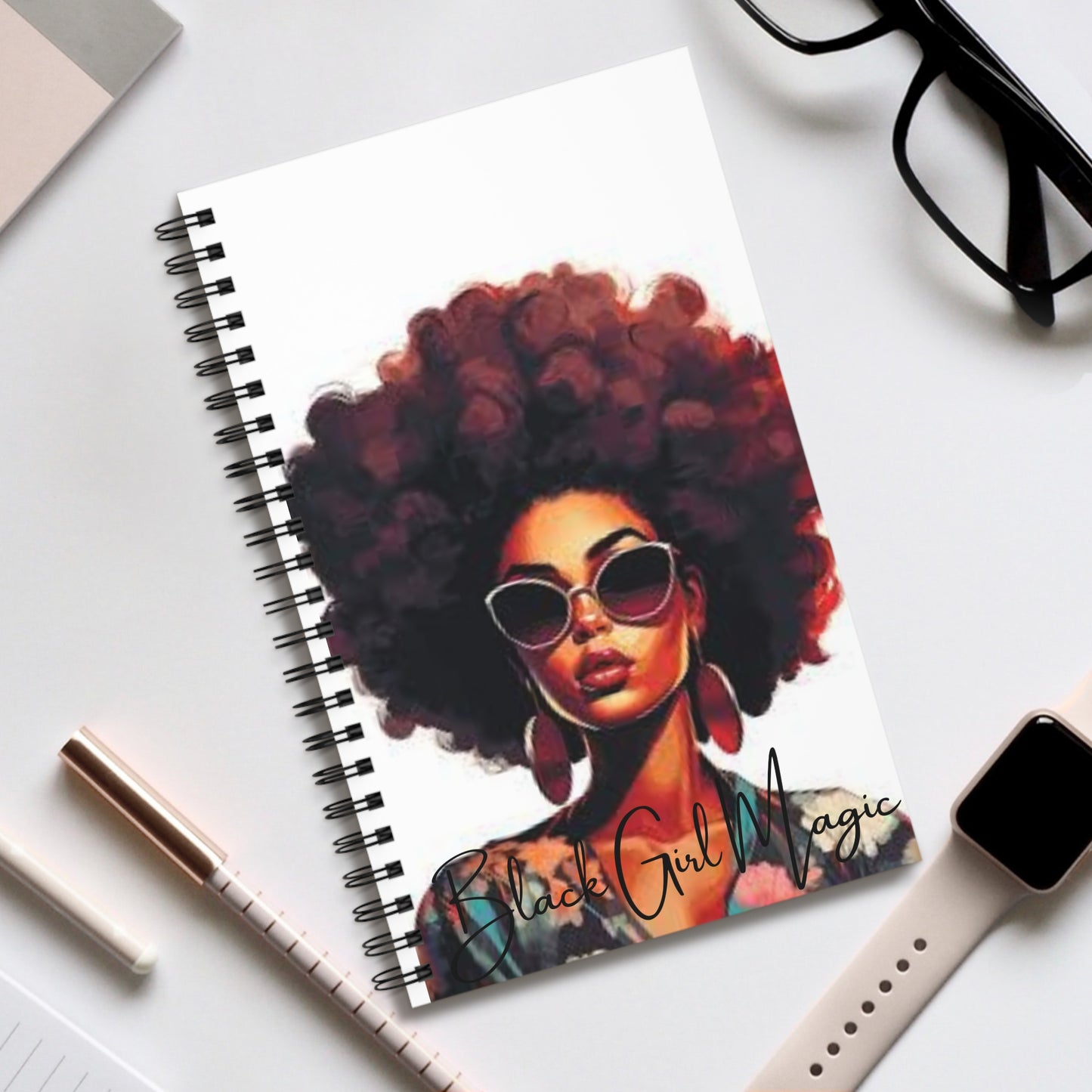 Spiral Journal - Black Girl Magic Empowerment Notebook