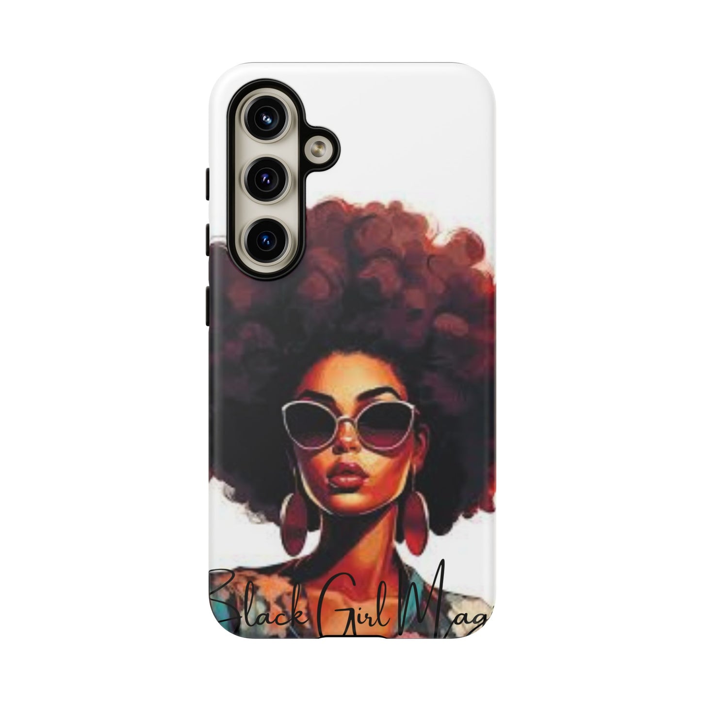 Tough Cases - Samsung Galaxy - Black Girl Magic - Unique Phone Case with Inspirational Quote, Stylish Phone Cover, Gift for Her, Trendy Accessory, Everyday Use