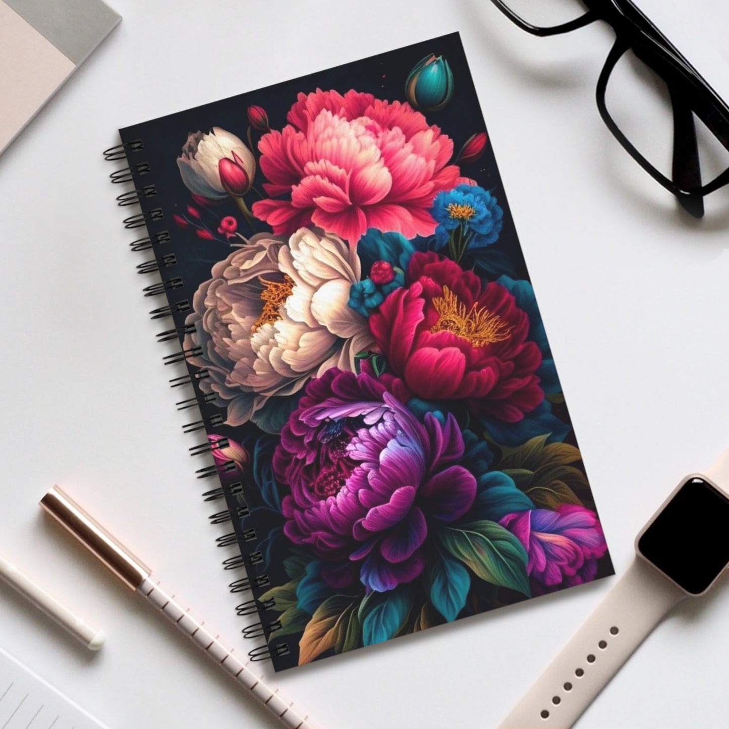 Floral Spiral Journal