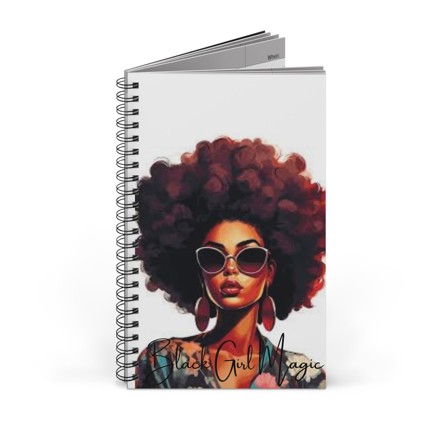 Spiral Journal - Black Girl Magic Empowerment Notebook