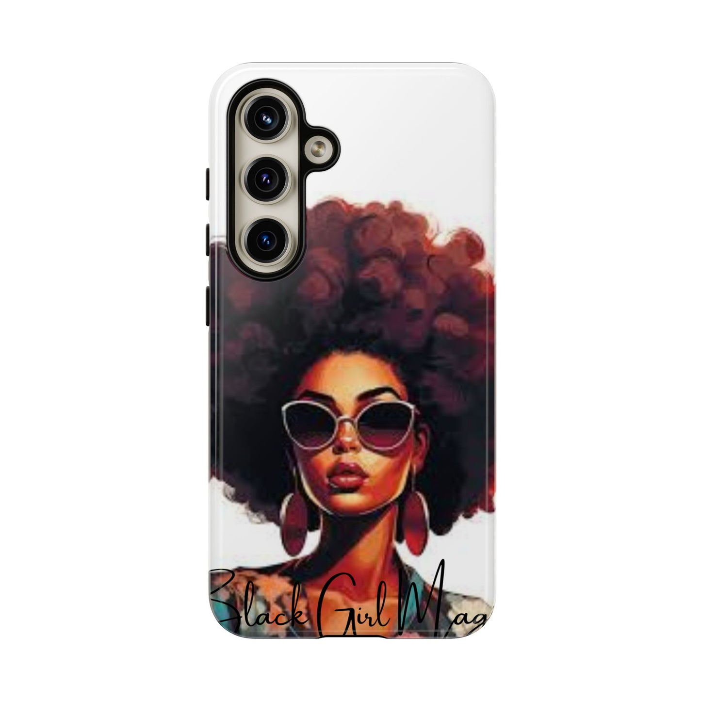 Tough Cases - Samsung Galaxy - Black Girl Magic - Unique Phone Case with Inspirational Quote, Stylish Phone Cover, Gift for Her, Trendy Accessory, Everyday Use