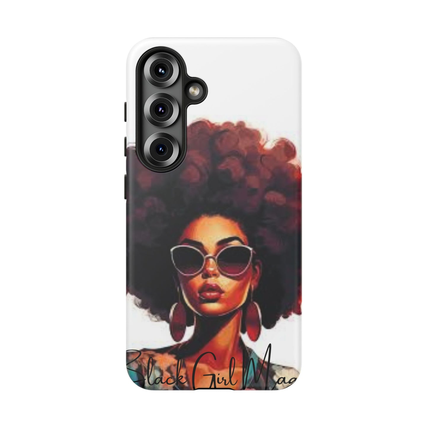 Tough Cases - Samsung Galaxy - Black Girl Magic - Unique Phone Case with Inspirational Quote, Stylish Phone Cover, Gift for Her, Trendy Accessory, Everyday Use