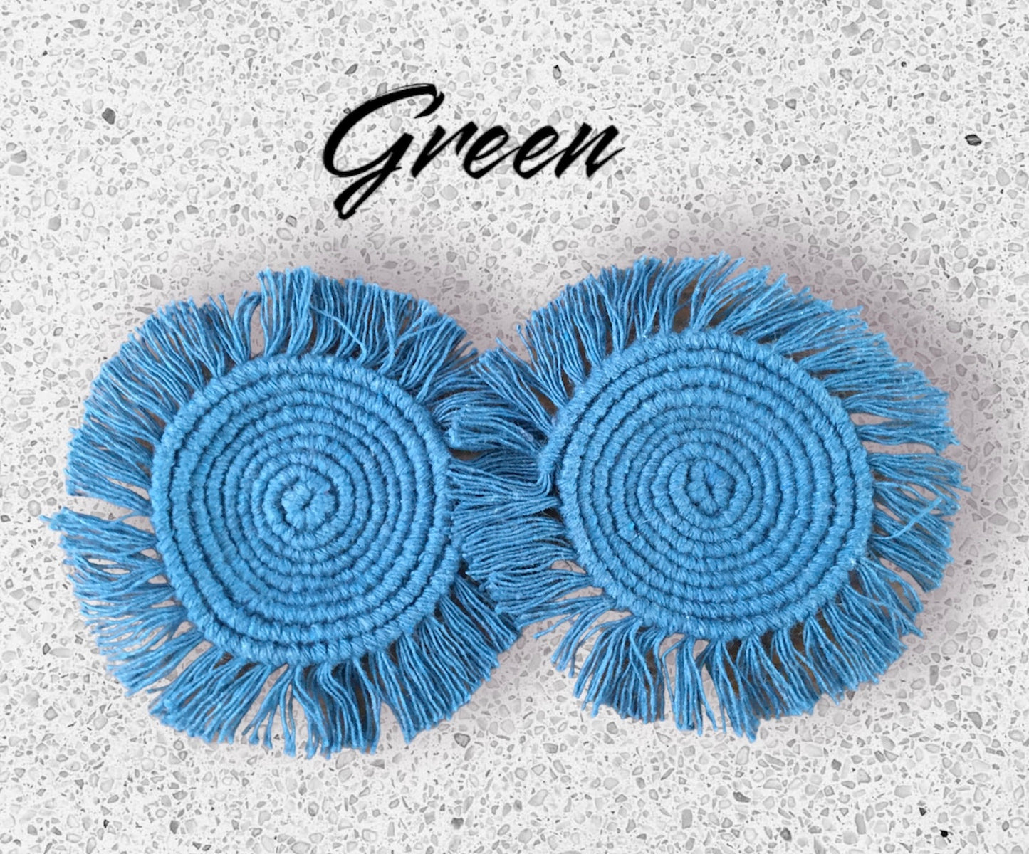 Macrame coasters