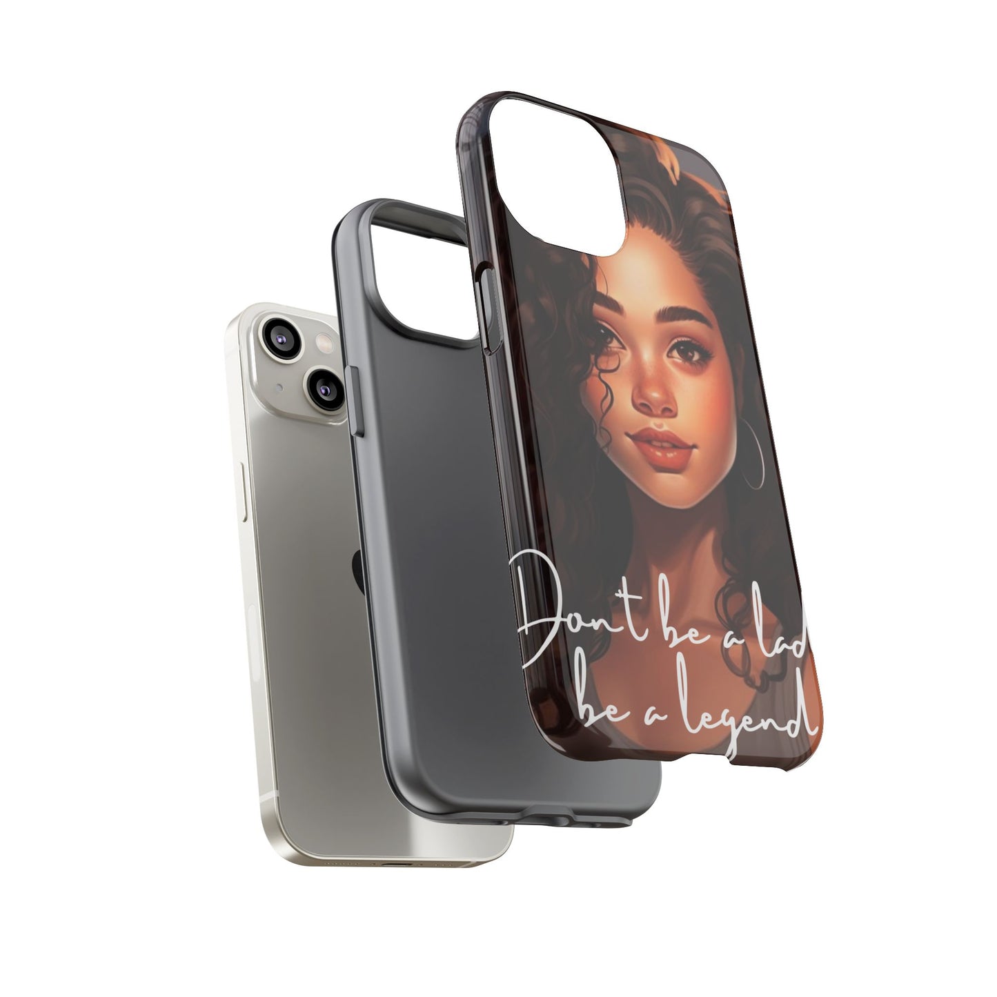 Tough Cases - iPhone - Unique Phone Case with Inspirational Quote, Stylish Phone Cover, Gift for Her, Trendy Accessory, Everyday Use