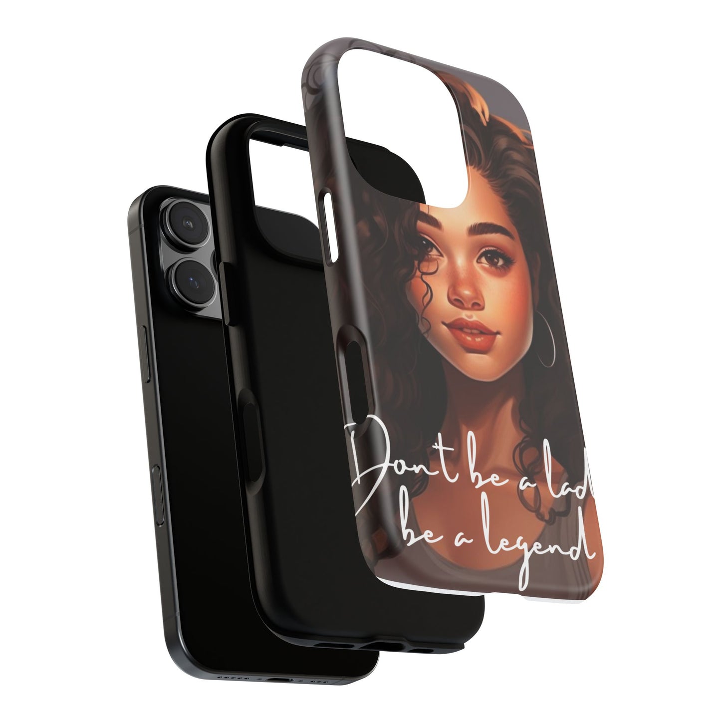 Tough Cases - iPhone - Unique Phone Case with Inspirational Quote, Stylish Phone Cover, Gift for Her, Trendy Accessory, Everyday Use