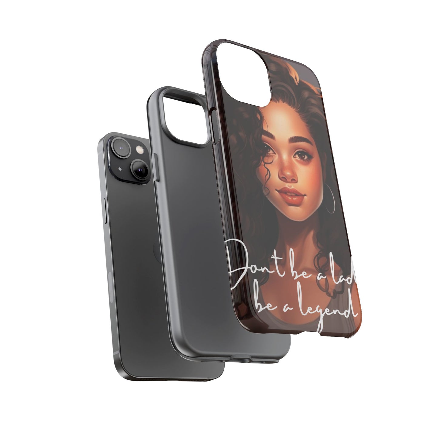 Tough Cases - iPhone - Unique Phone Case with Inspirational Quote, Stylish Phone Cover, Gift for Her, Trendy Accessory, Everyday Use