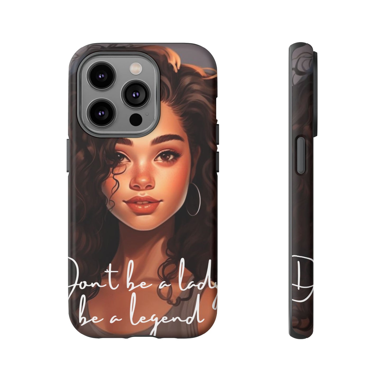 Tough Cases - iPhone - Unique Phone Case with Inspirational Quote, Stylish Phone Cover, Gift for Her, Trendy Accessory, Everyday Use