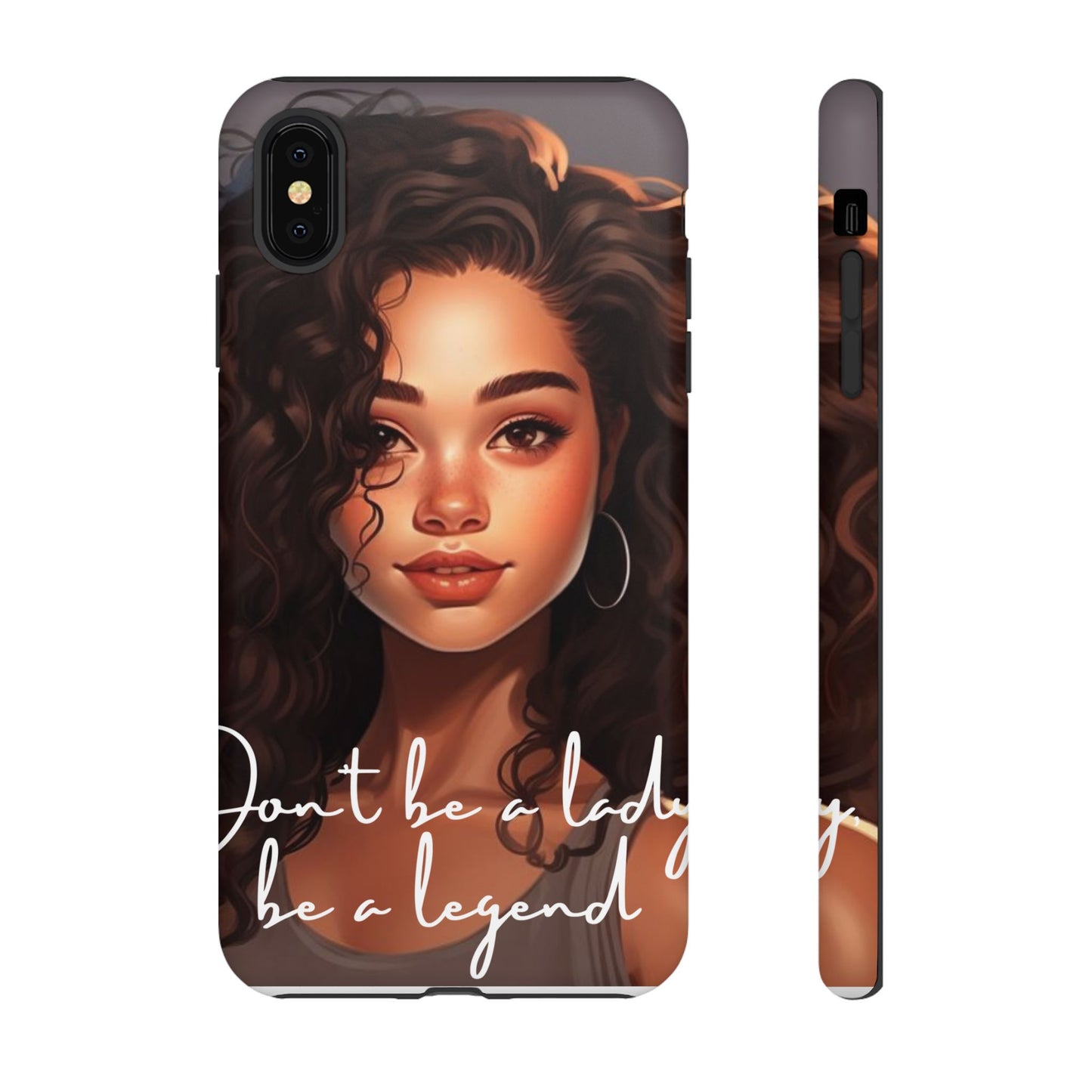 Tough Cases - iPhone - Unique Phone Case with Inspirational Quote, Stylish Phone Cover, Gift for Her, Trendy Accessory, Everyday Use