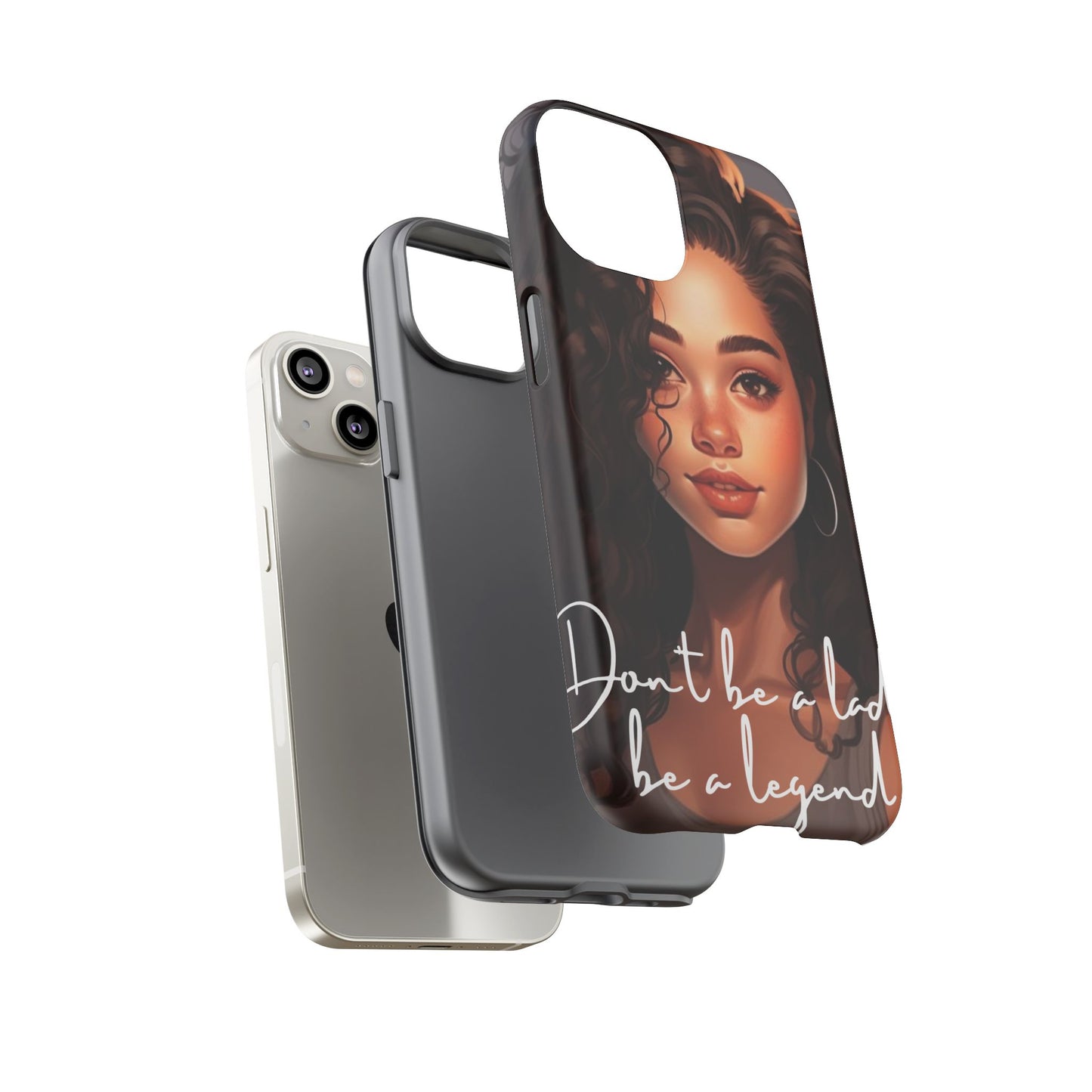 Tough Cases - iPhone - Unique Phone Case with Inspirational Quote, Stylish Phone Cover, Gift for Her, Trendy Accessory, Everyday Use