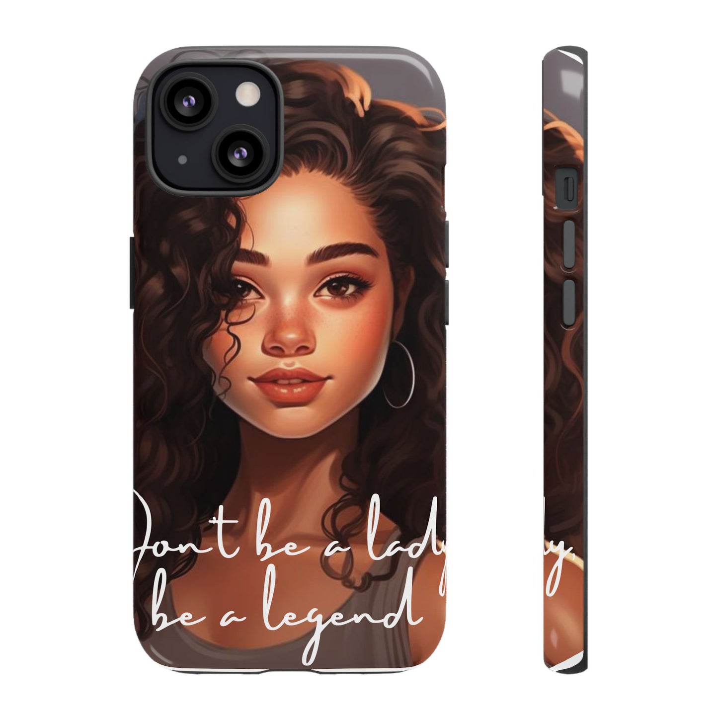 Tough Cases - iPhone - Unique Phone Case with Inspirational Quote, Stylish Phone Cover, Gift for Her, Trendy Accessory, Everyday Use
