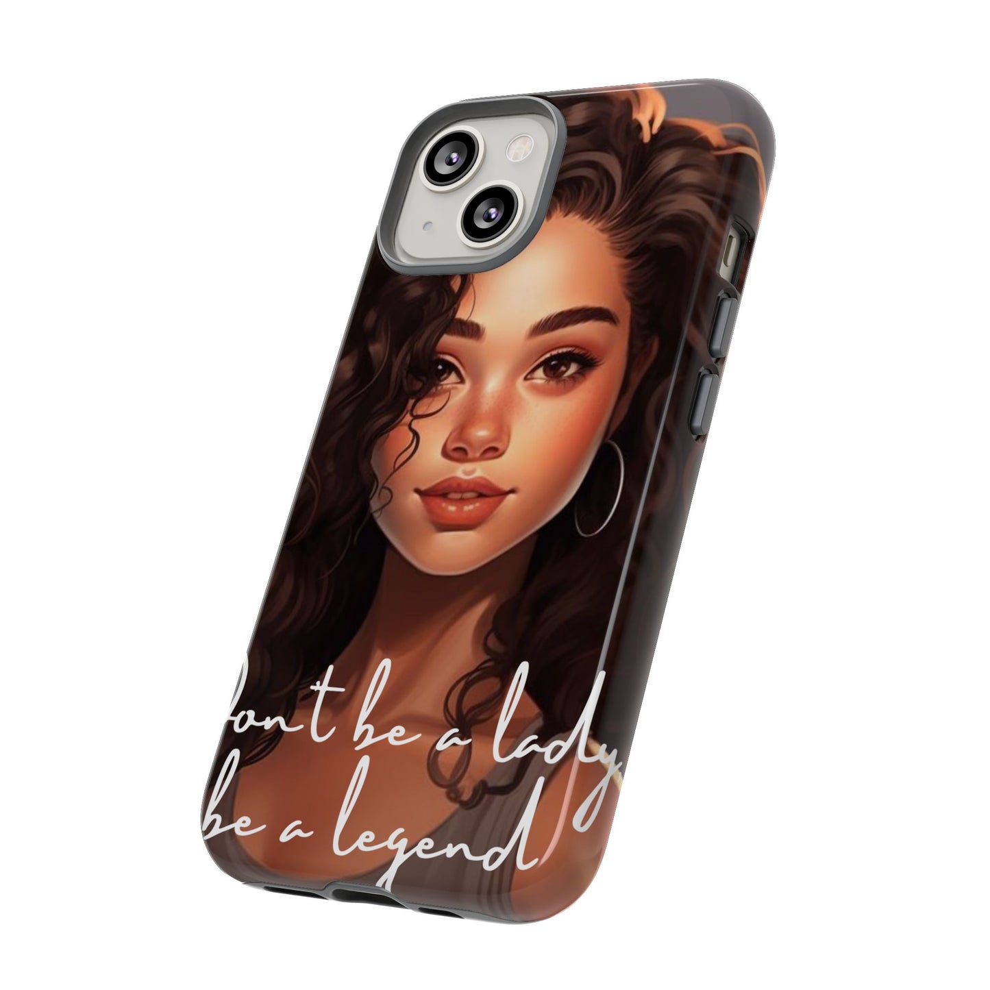 Tough Cases - iPhone - Unique Phone Case with Inspirational Quote, Stylish Phone Cover, Gift for Her, Trendy Accessory, Everyday Use