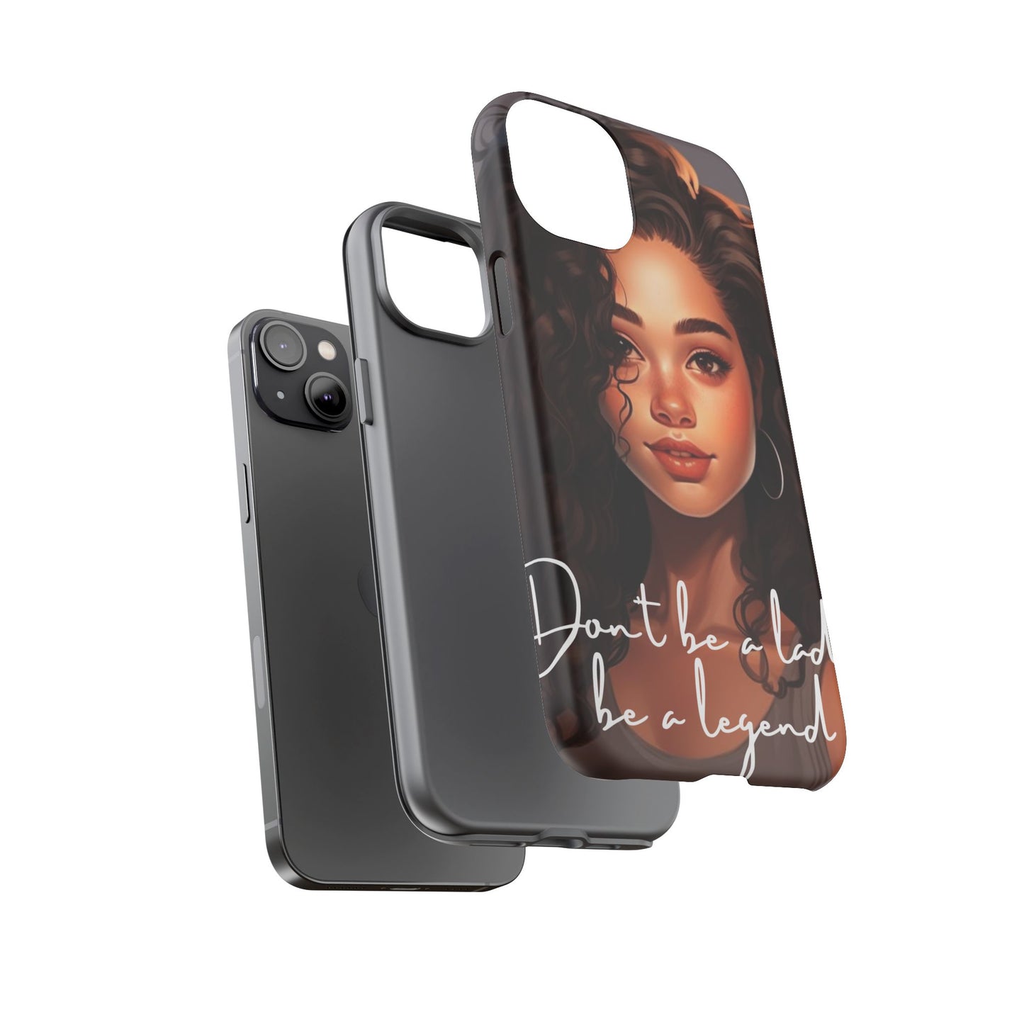 Tough Cases - iPhone - Unique Phone Case with Inspirational Quote, Stylish Phone Cover, Gift for Her, Trendy Accessory, Everyday Use