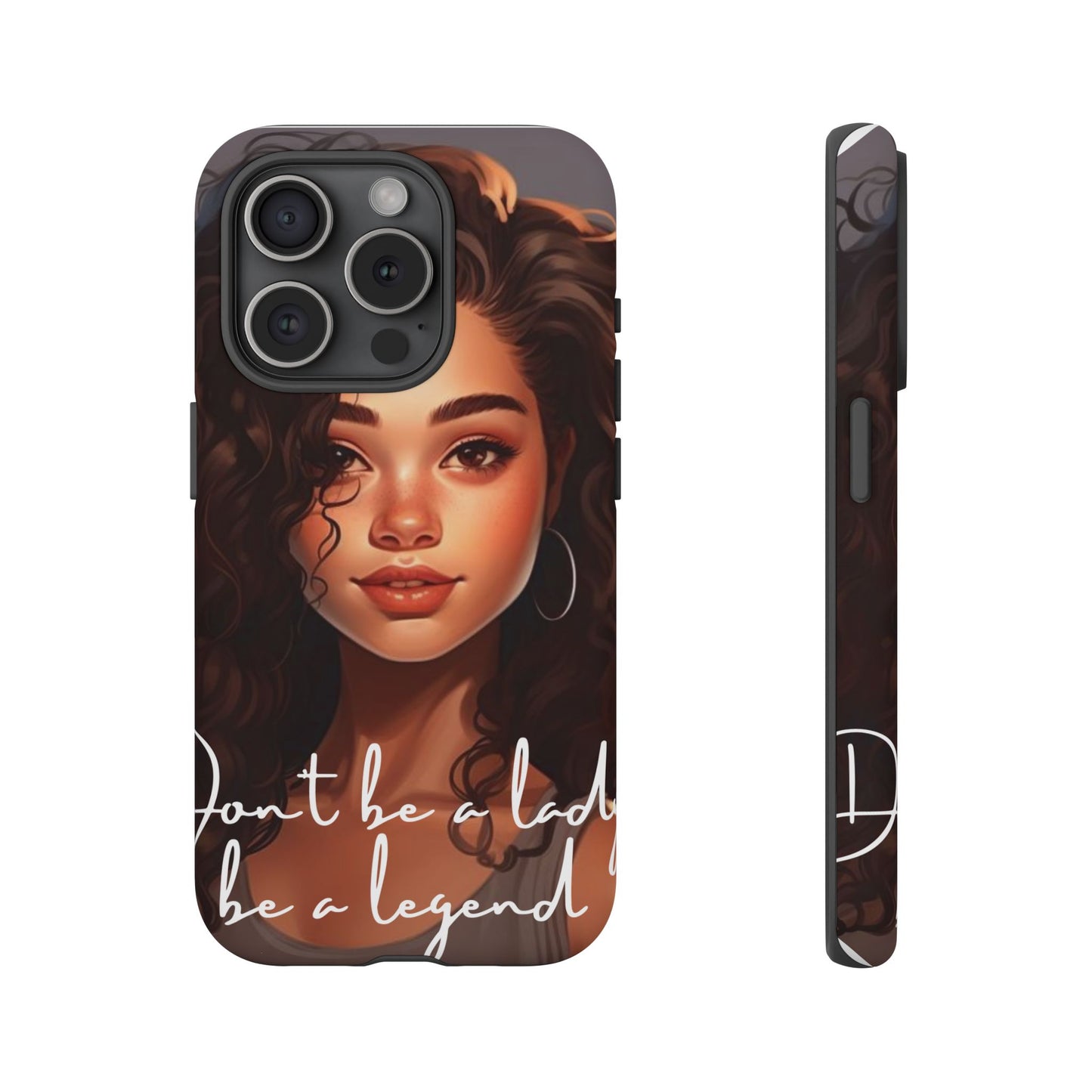Tough Cases - iPhone - Unique Phone Case with Inspirational Quote, Stylish Phone Cover, Gift for Her, Trendy Accessory, Everyday Use
