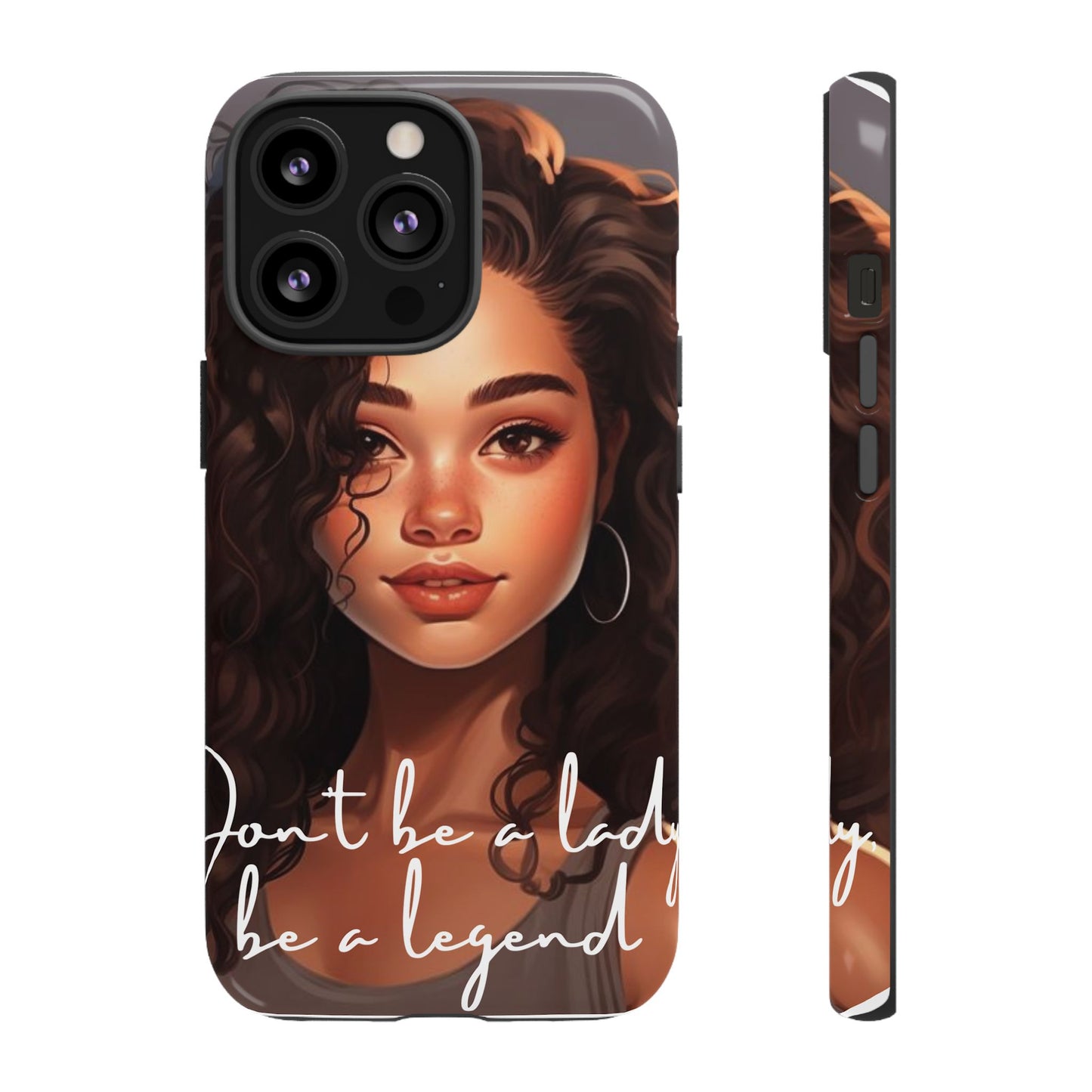 Tough Cases - iPhone - Unique Phone Case with Inspirational Quote, Stylish Phone Cover, Gift for Her, Trendy Accessory, Everyday Use