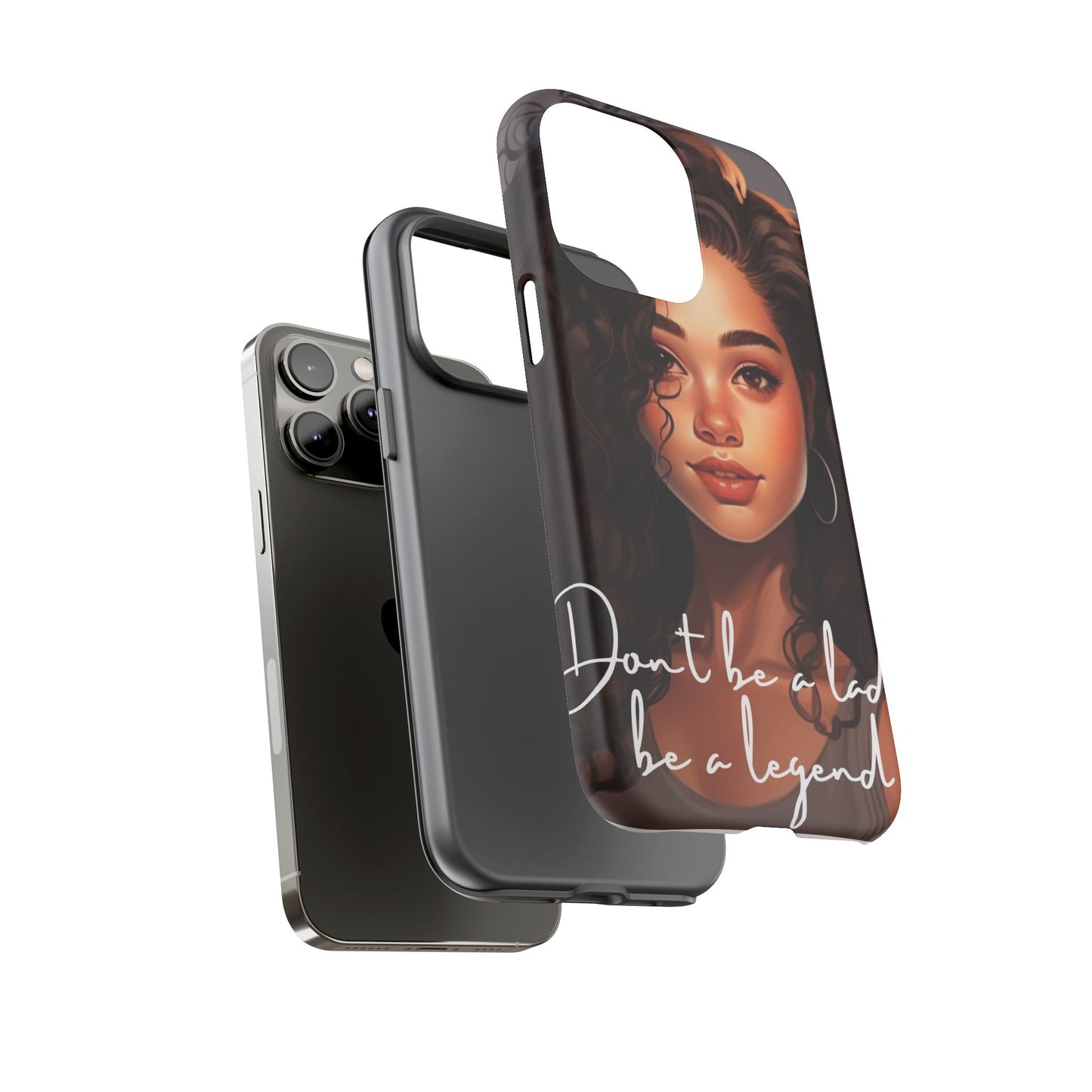 Tough Cases - iPhone - Unique Phone Case with Inspirational Quote, Stylish Phone Cover, Gift for Her, Trendy Accessory, Everyday Use