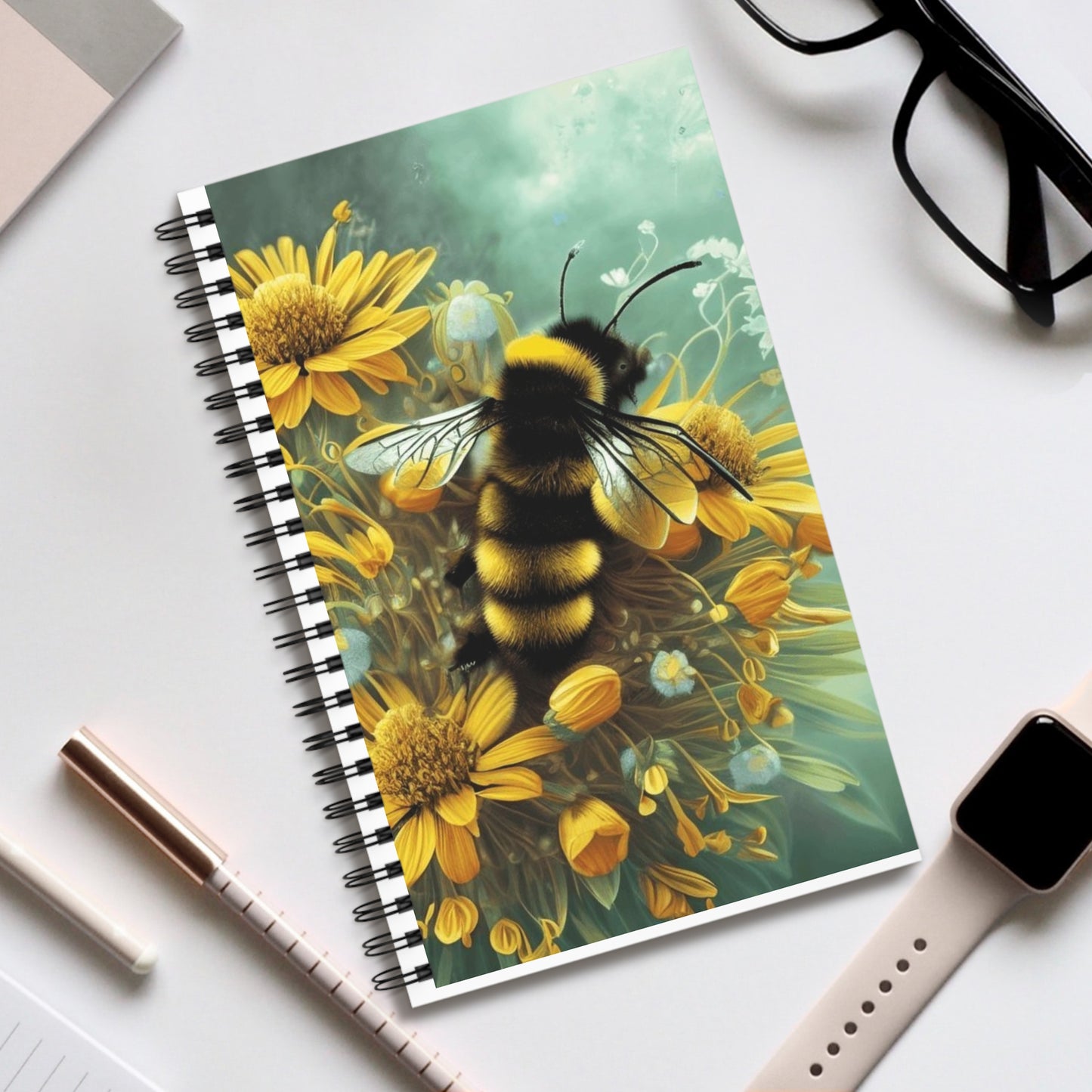 Bee Spiral Journal