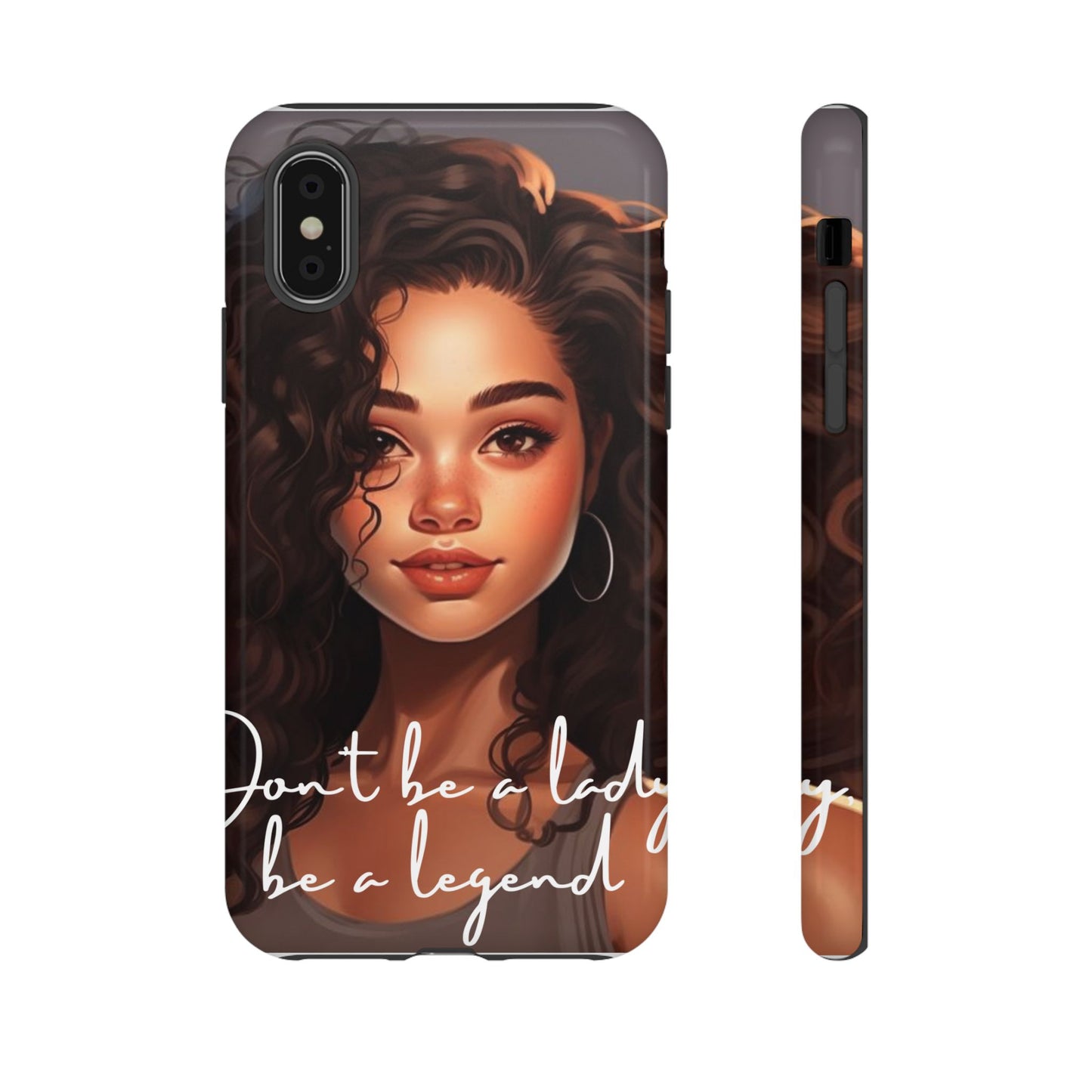 Tough Cases - iPhone - Unique Phone Case with Inspirational Quote, Stylish Phone Cover, Gift for Her, Trendy Accessory, Everyday Use