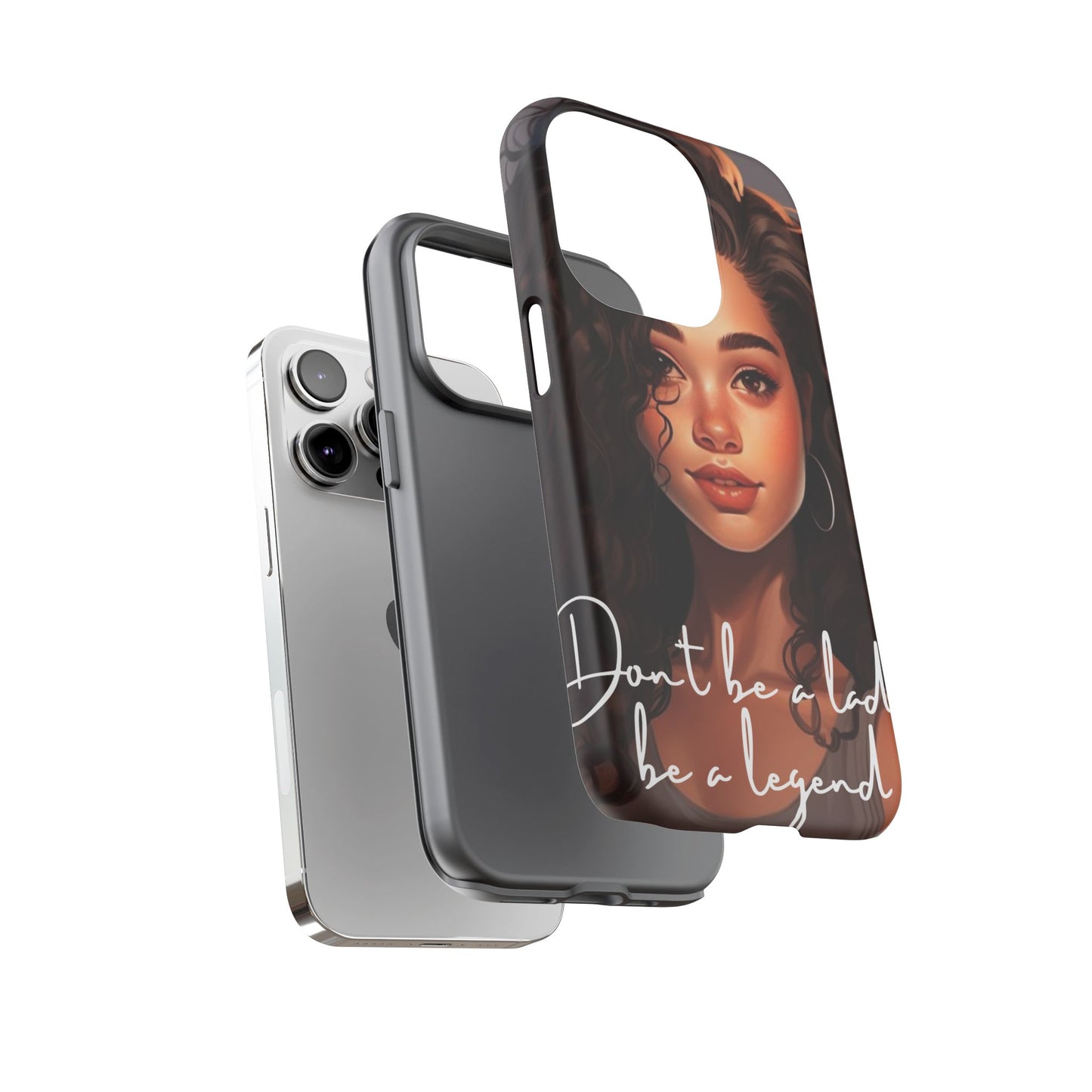 Tough Cases - iPhone - Unique Phone Case with Inspirational Quote, Stylish Phone Cover, Gift for Her, Trendy Accessory, Everyday Use