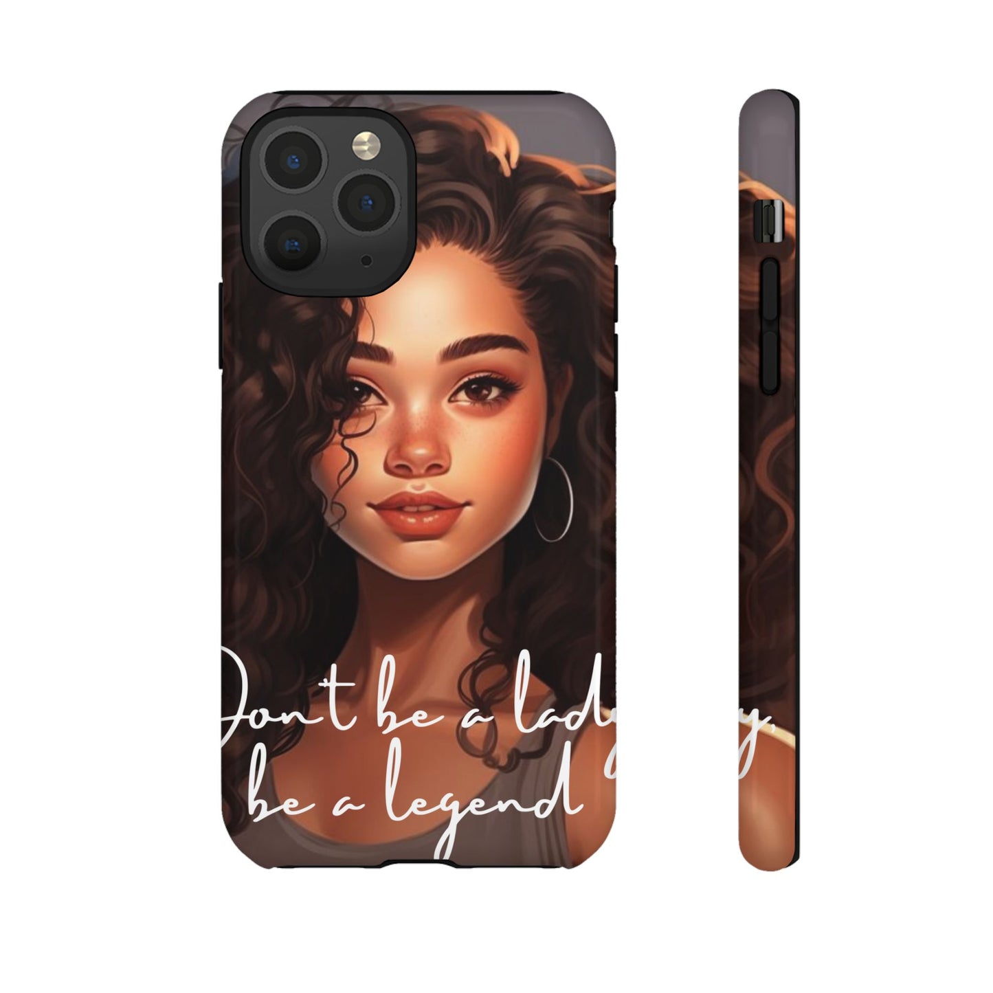 Tough Cases - iPhone - Unique Phone Case with Inspirational Quote, Stylish Phone Cover, Gift for Her, Trendy Accessory, Everyday Use