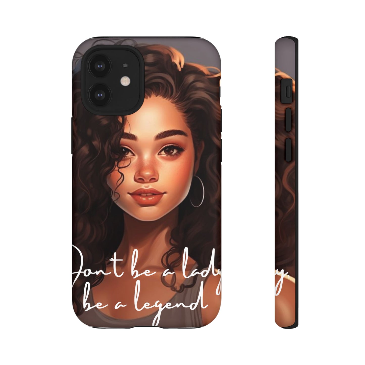 Tough Cases - iPhone - Unique Phone Case with Inspirational Quote, Stylish Phone Cover, Gift for Her, Trendy Accessory, Everyday Use