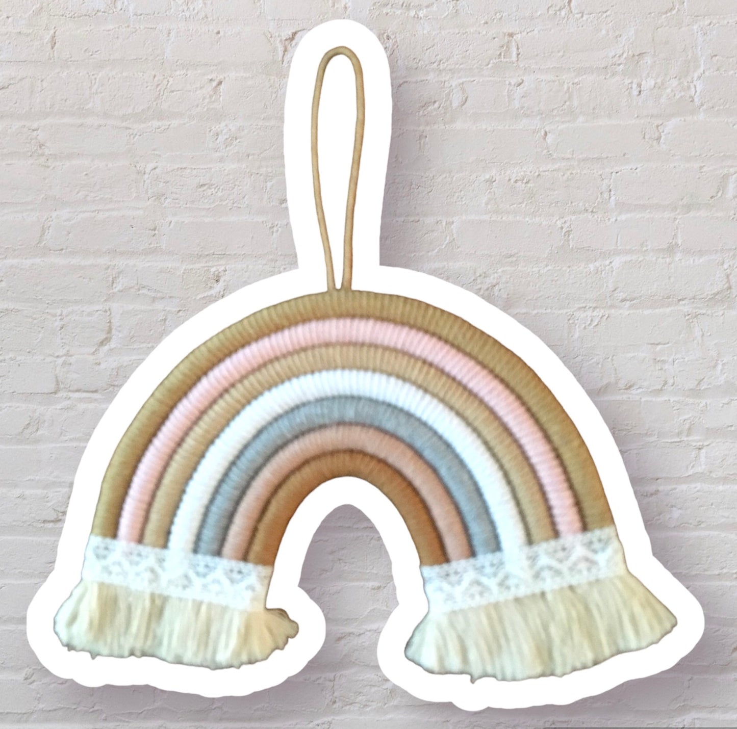 Macrame Rainbow Wall hanging / Wall Decor / Nursery Decor