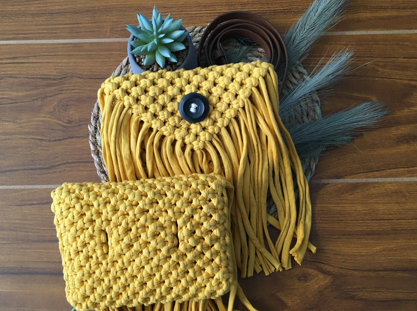 Macrame  Waist Bag